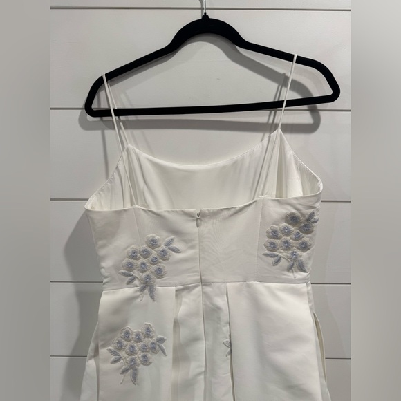 Sachin & Babi Audra ivory embroidered floral midi dress - Picture 8 of 9